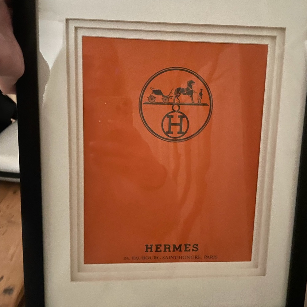 Repurposed, Hermes 11x14 frame. Triple matting. Beautiful frame. - Picture 2 of 5